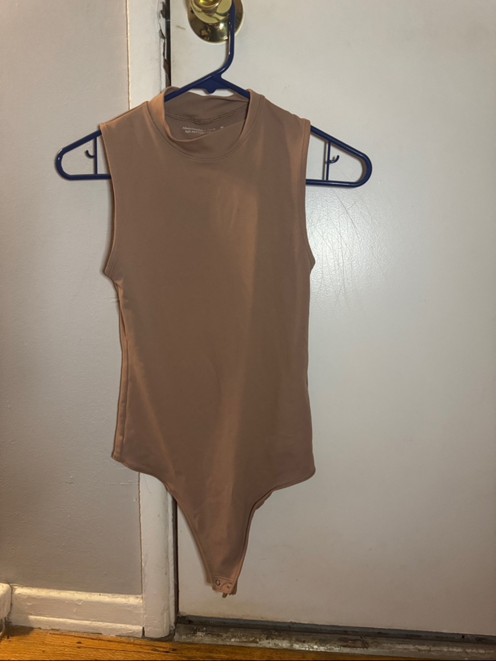 Abercrombie & Fitch Sleeveless Tan Bodysuit